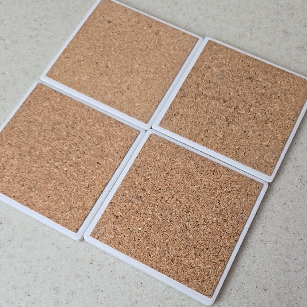 Floral Coasters Set - Picture 4 of 4